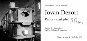 Pozvánka Praha v zimě před 50 lety